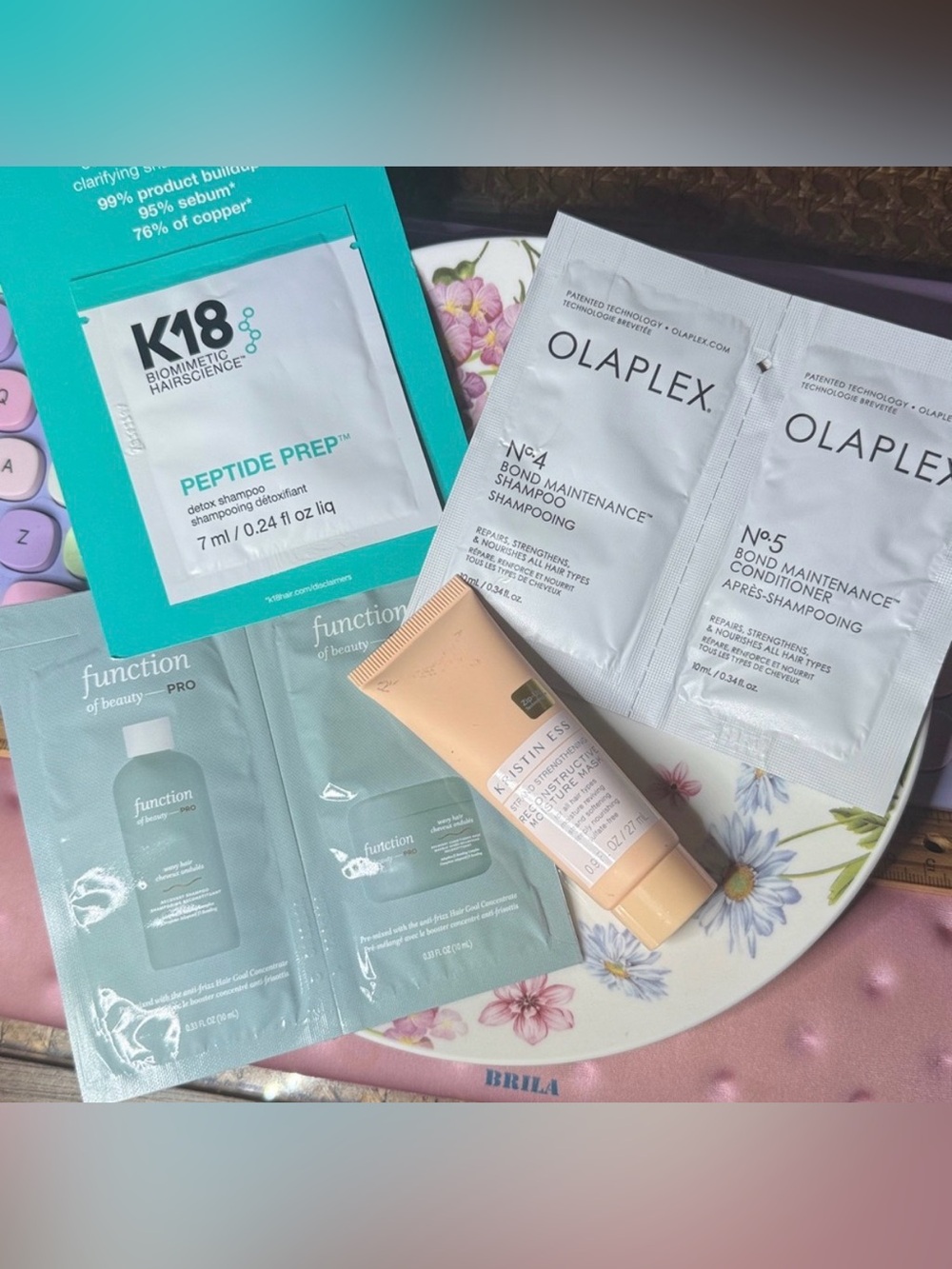 OLAPLEX No.4 and No.5 Hair Care Duo & K19 Detox, Function of Beauty-Pro etc…set